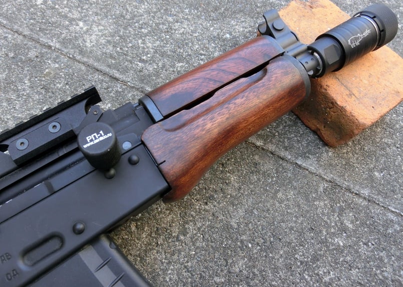 受注 KSC GBB AKS74U用ノーマルウッドハンドガード製作 | aohate cust