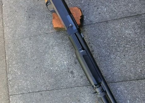 受注マルイ　M3用　ソードオフグリップ製作