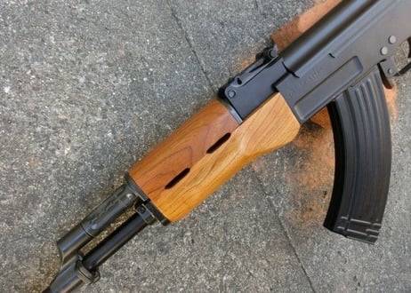 受注　マルイ次世代AK47用AKMタイプウッドハンドガード製作