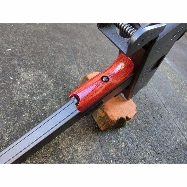 受注 マルイMAC10用 ウッドグリップ製作 | aohate custom webshop