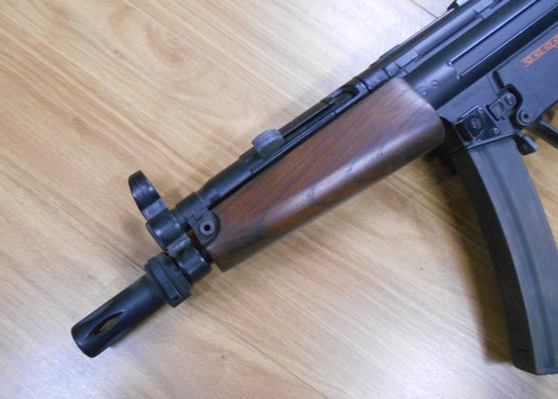 受注 東京マルイMP5用ウッドハンドガード製作 | aohate custom webshop