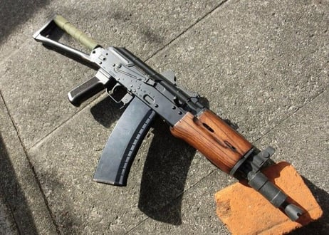 受注　次世代AKS74Uノーマルウッドハンドガード製作