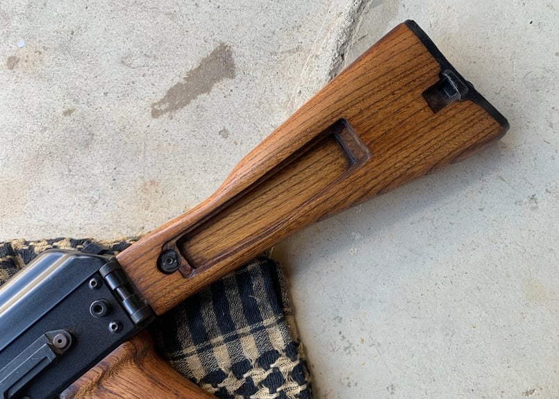受注 東京マルイSAIGA12K用折り畳み式ウッドストック製作 | aohate
