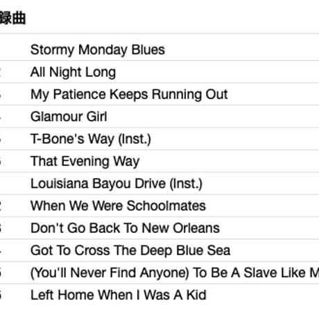 T-BONE WALKER / Stormy Monday Blues