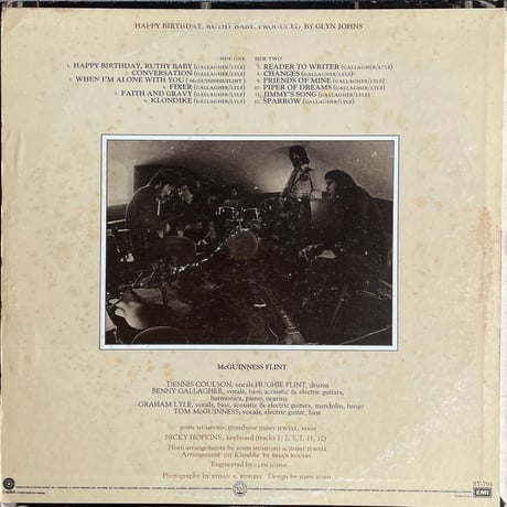 McGUINNESS FLINT / Happy Birthday, Ruthy Baby