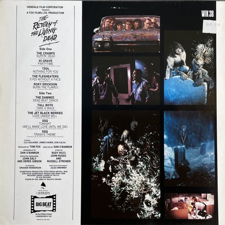 V.A. / The Return Of The Living Dead (Original Motion Picture Soundtrack)