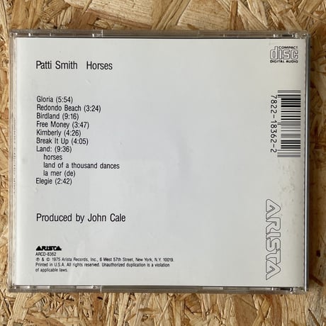 PATTI SMITH / Horses