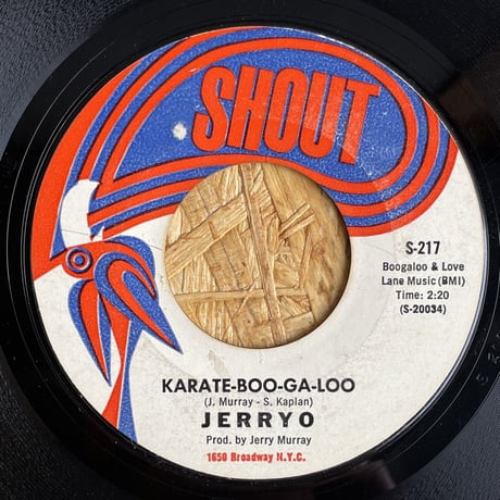 JERRY O / Karate-Boo-Ga-Loo