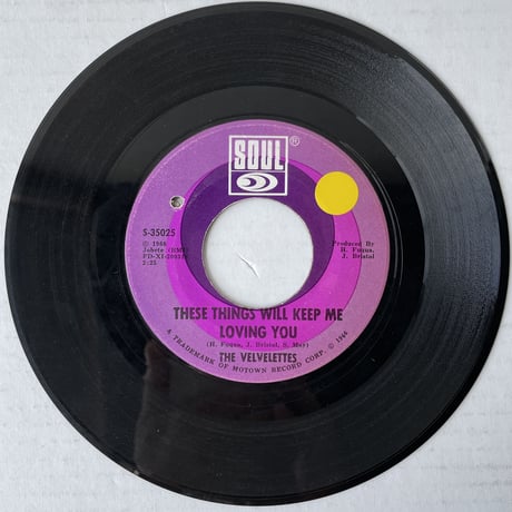 THE VELVELETTES / These Things Will Keep Me Loving You