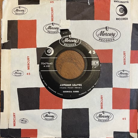 GEORGIA GIBBS / I Want You To Be My Baby