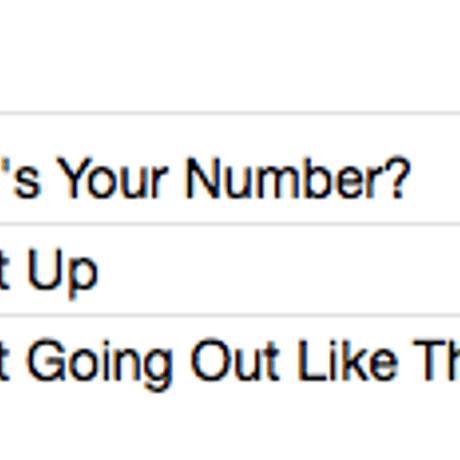 CYPRESS HILL / What's Your Number?