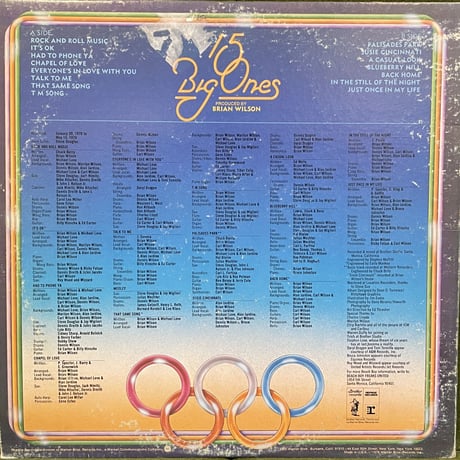 THE BEACH BOYS / 15 Big Ones