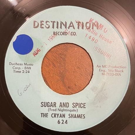 THE CRYAN SHAMES / Sugar And Spice