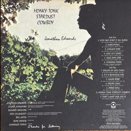 JONATHAN EDWARDS / Honky-Tonk Stardust Cowboy