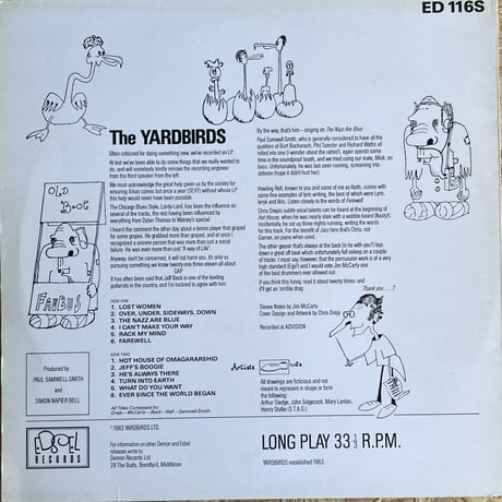 YARDBIRDS / Roger The Engineer