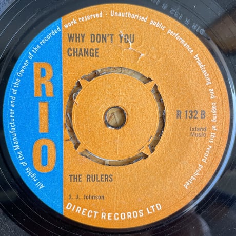 THE RULERS / Wrong Emboyo