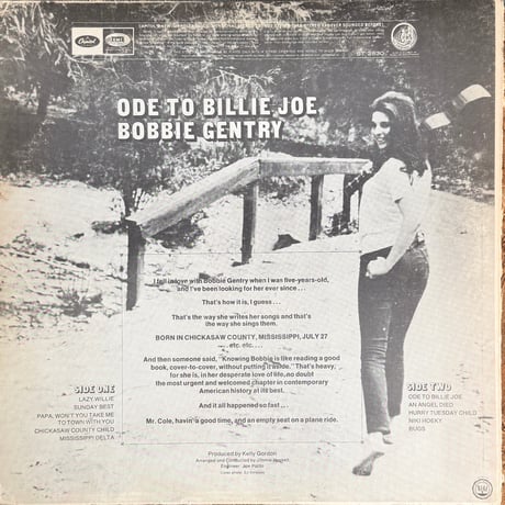 BOBBIE GENTRY / Ode To Billie Joe