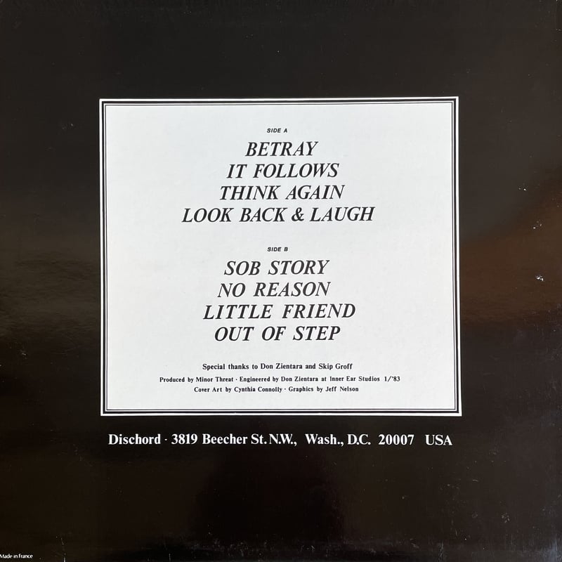 MINOR THREAT / Out Of Step | Oscillators Mercha