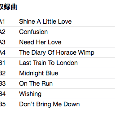 ELECTRIC LIGHT ORCHESTRA / Discovery