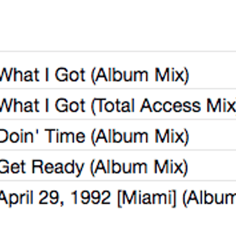 SUBLIME / What I Got