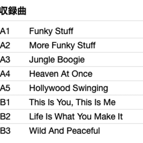 KOOL & THE GANG / Wild And Peaceful