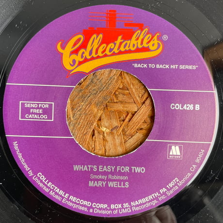 MARY WELLS / My Guy / What's Easy For Two Is So Hard For One