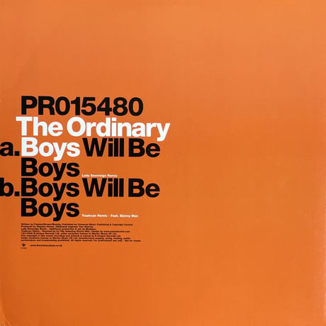 THE ORDINARY BOYS / Remixes