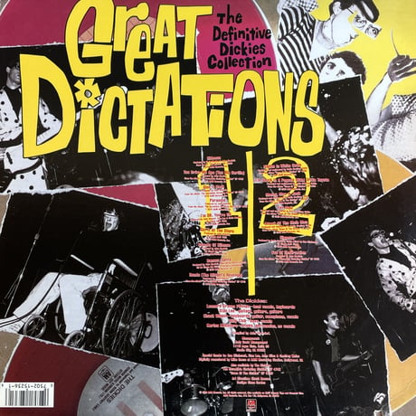 THE DICKIES / Great Dictations (The Definitive Dickies Collection)