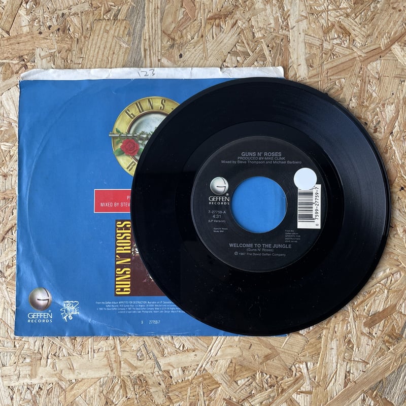 【美品！】GUNS N' ROSES/WELCOME TO THE JUNGLE Guns N' Roses – Welcome To The Jungle – Vinyl (12
