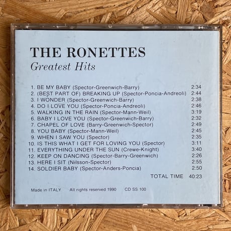 THE RONETTES / Greatest Hits