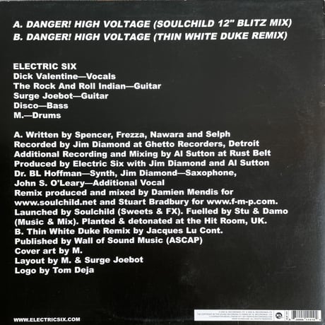 ELECTRIC SIX / Danger! High Voltage