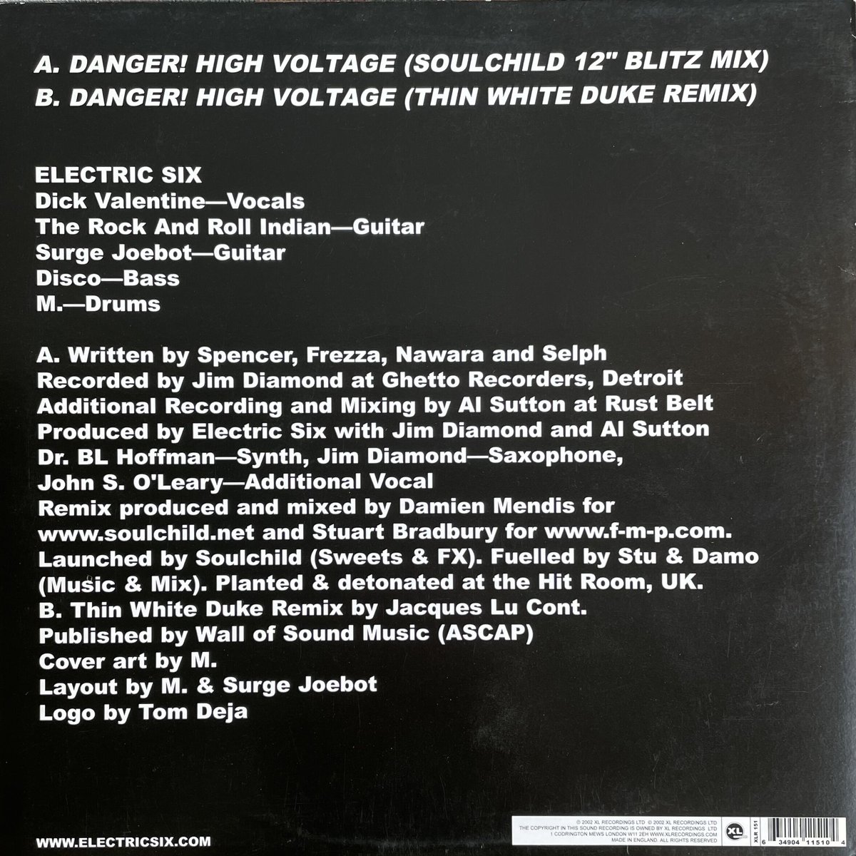 ELECTRIC SIX / Danger! High Voltage | Oscillato