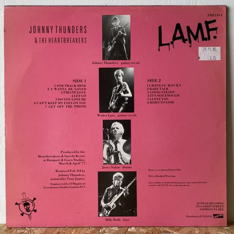 JOHNNY THUNDERS & THE HEARTBREAKERS / L.A.M.F. Revisited