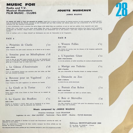 JANKO NILOVIC / Jouets Musicaux (Le Monde Musical D'Un Enfant)