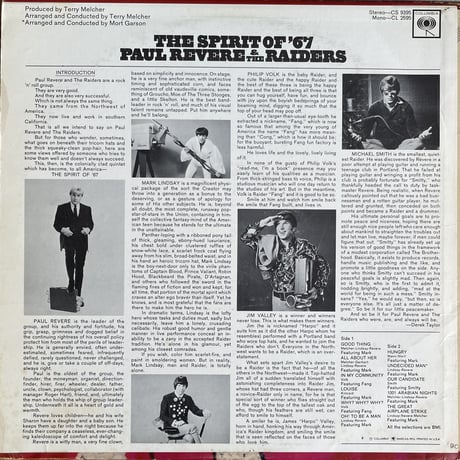 PAUL REVERE & THE RAIDERS / The Spirit Of '67