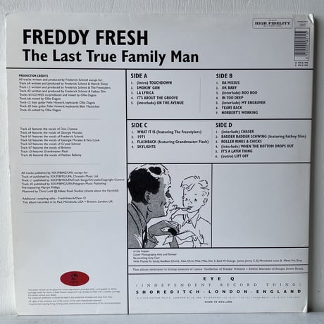 FREDDY FRESH / The Last True Family Man