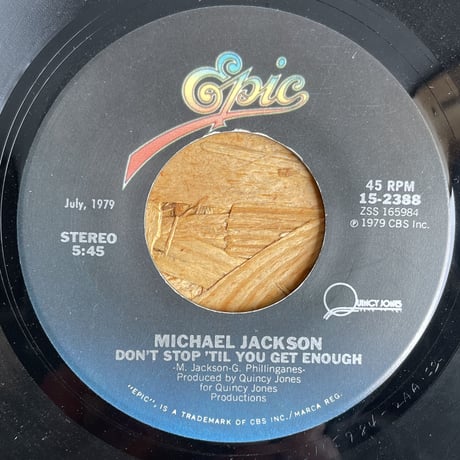 MICHAEL JACKSON / Don't Stop 'Til You Get Enough