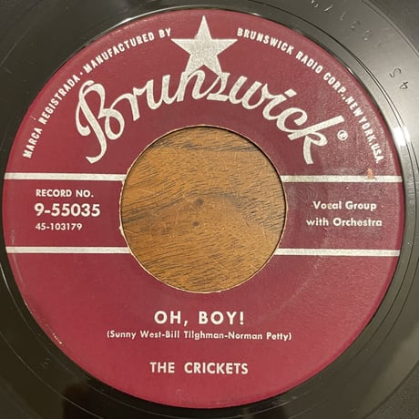 THE CRICKETS / Oh, Boy!