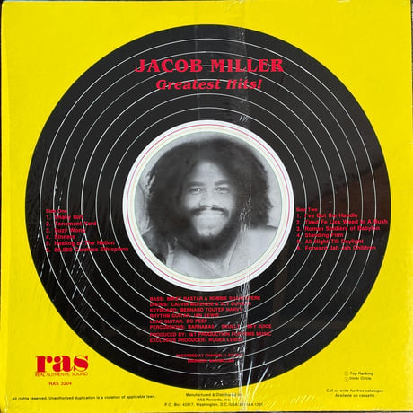 JACOB MILLER / Greatest Hits!