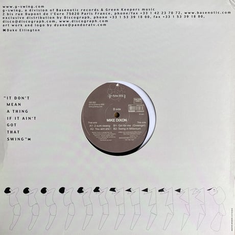 MIKE DIXON / 2 Sum Swang