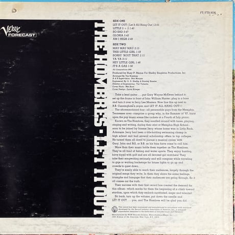 THE HOMBRES / Let It Out (Let It All Hang Out)