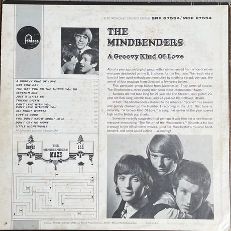 THE MINDBENDERS / A Groovy Kind Of Love