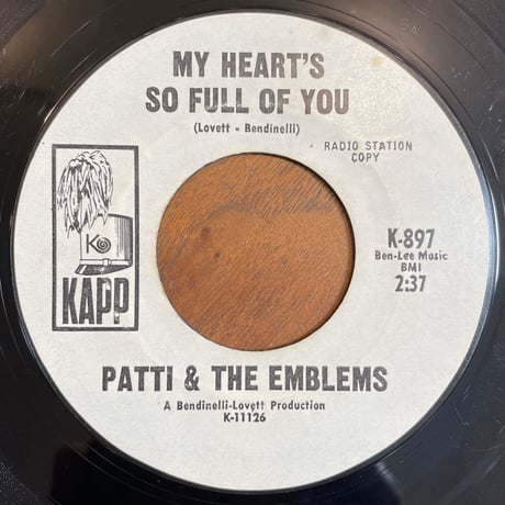 PATTI & THE EMBLEMS / I'm Gonna Love You A Long, Long Time