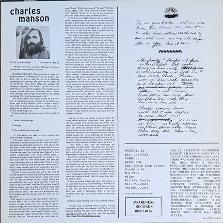 CHARLES MANSON / LIE: The Love And Terror Cult