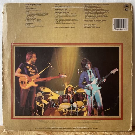 BECK, BOGERT & APPICE / Beck, Bogert & Appice