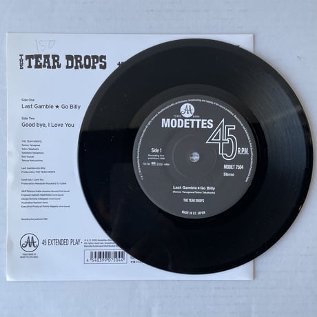 THE TEAR DROPS / Last Gamble Go Billy