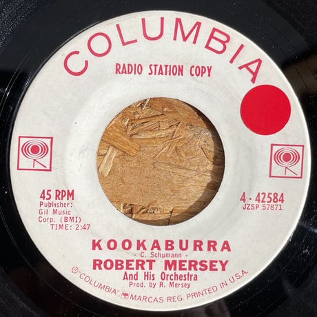 ROBERT MERSEY / Kookaburra / Rain On The Roof