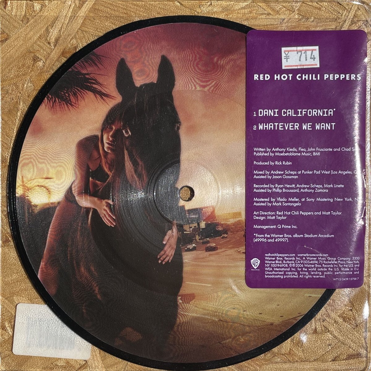 Red Hot Chili Peppers - 限定版レコード RED HOT CHILI PEPPERS / Dani California | Oscil