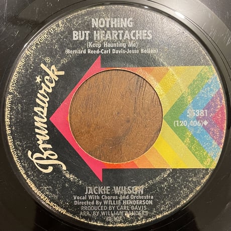 JACKIE WILSON / I Get The Sweetest Feeling / NOTHING BUT HEARTACHE