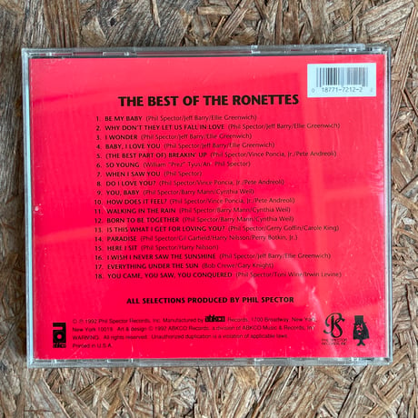 THE RONETTES / The Best Of The Ronettes